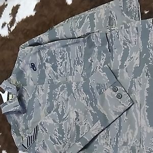Air Force Utility Jacket size small Women's green & gray camo